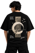 Focus Build Repeat Oversized T-Shirt