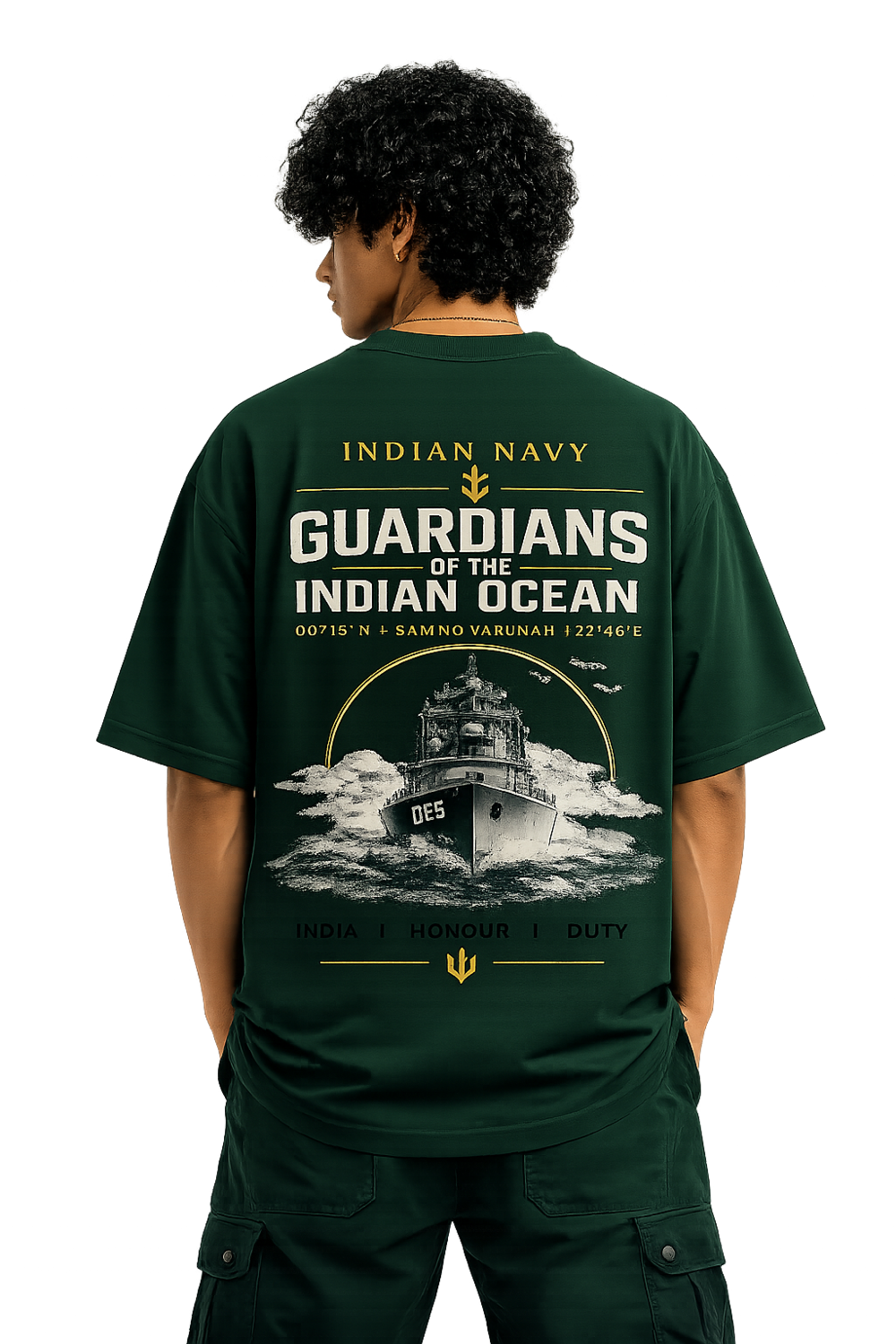RYMY Indian Navy Guardians Oversized T-Shirt