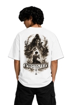 PROTECTED BY GOD OVERSIZED T-SHIRT