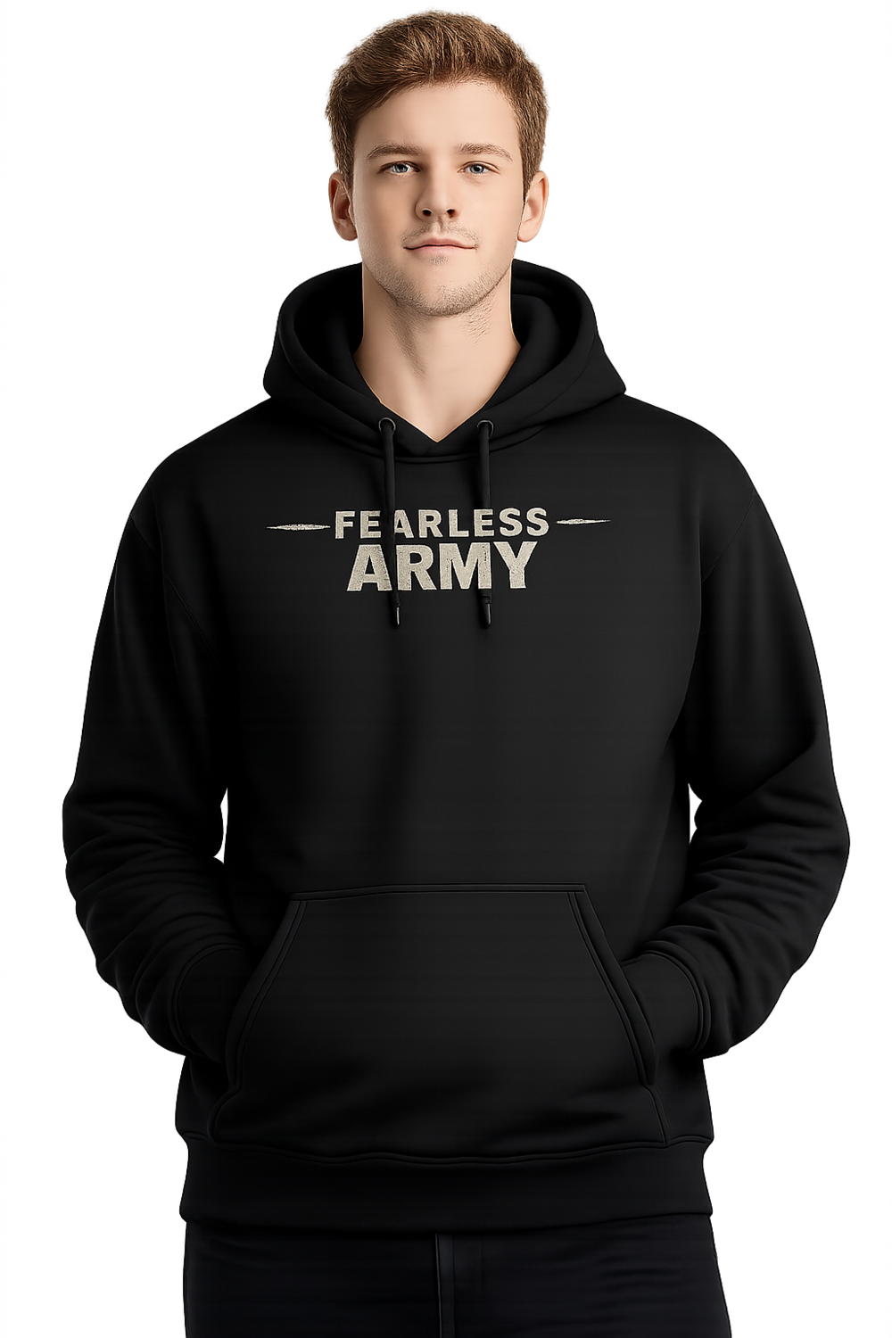 RYMY Fearless Army Premium Hoodie