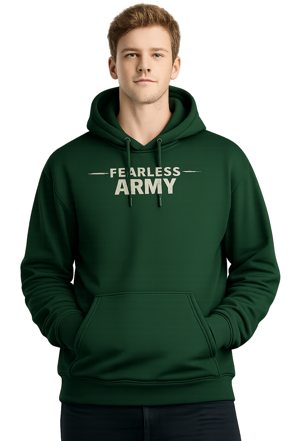 RYMY Fearless Army Premium Hoodie