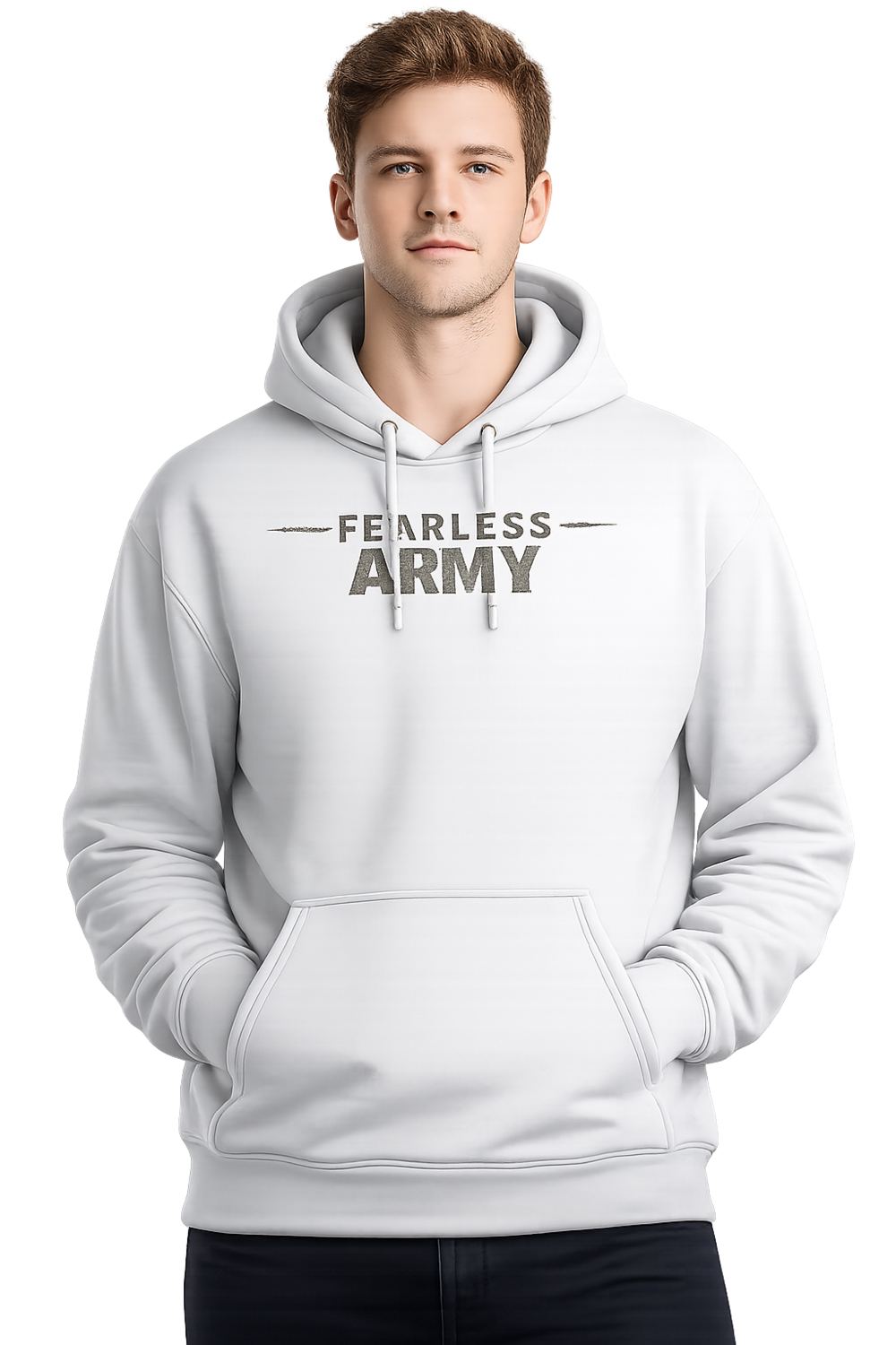 RYMY Fearless Army Premium Hoodie
