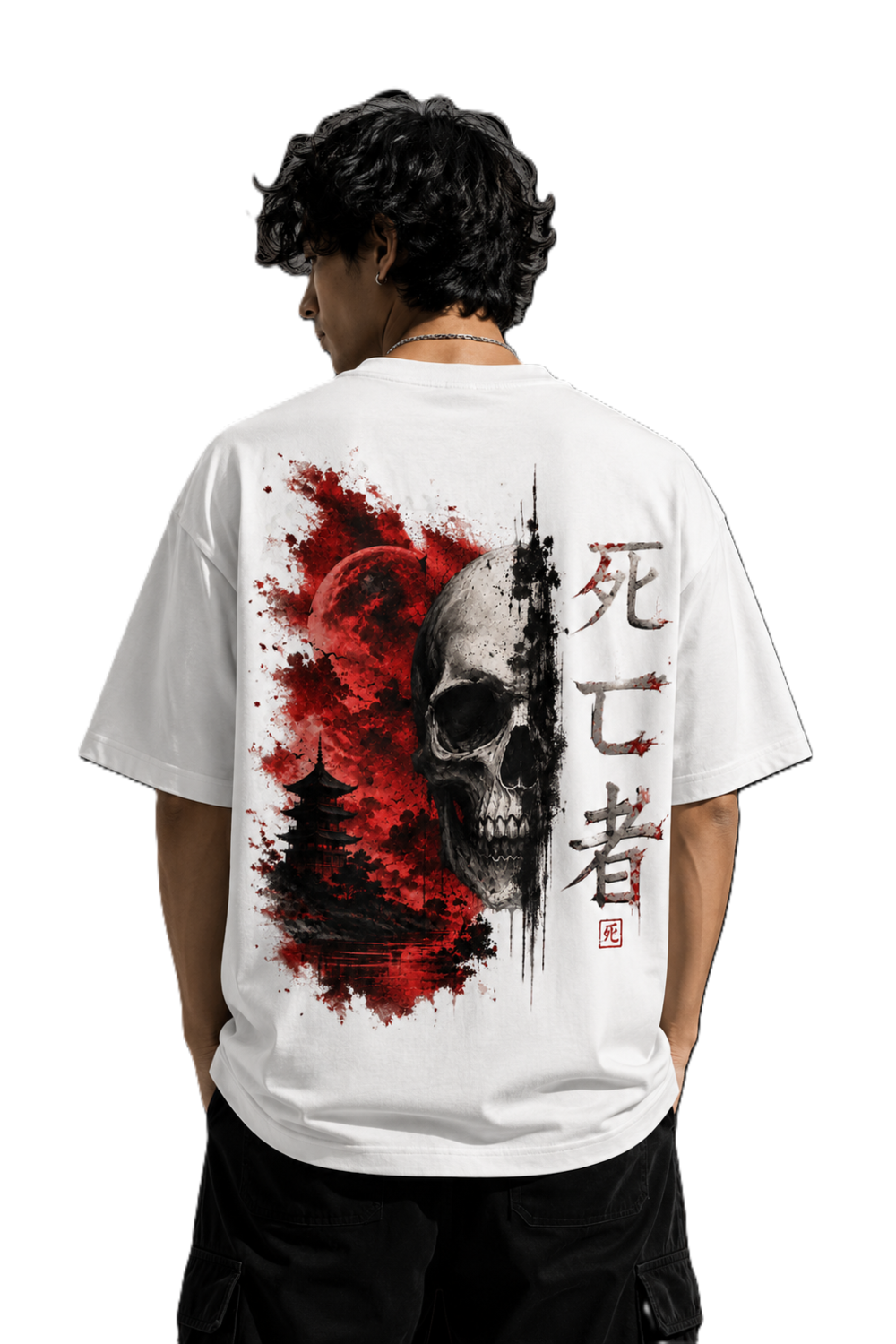 Skull Mark Oversized T-Shirt