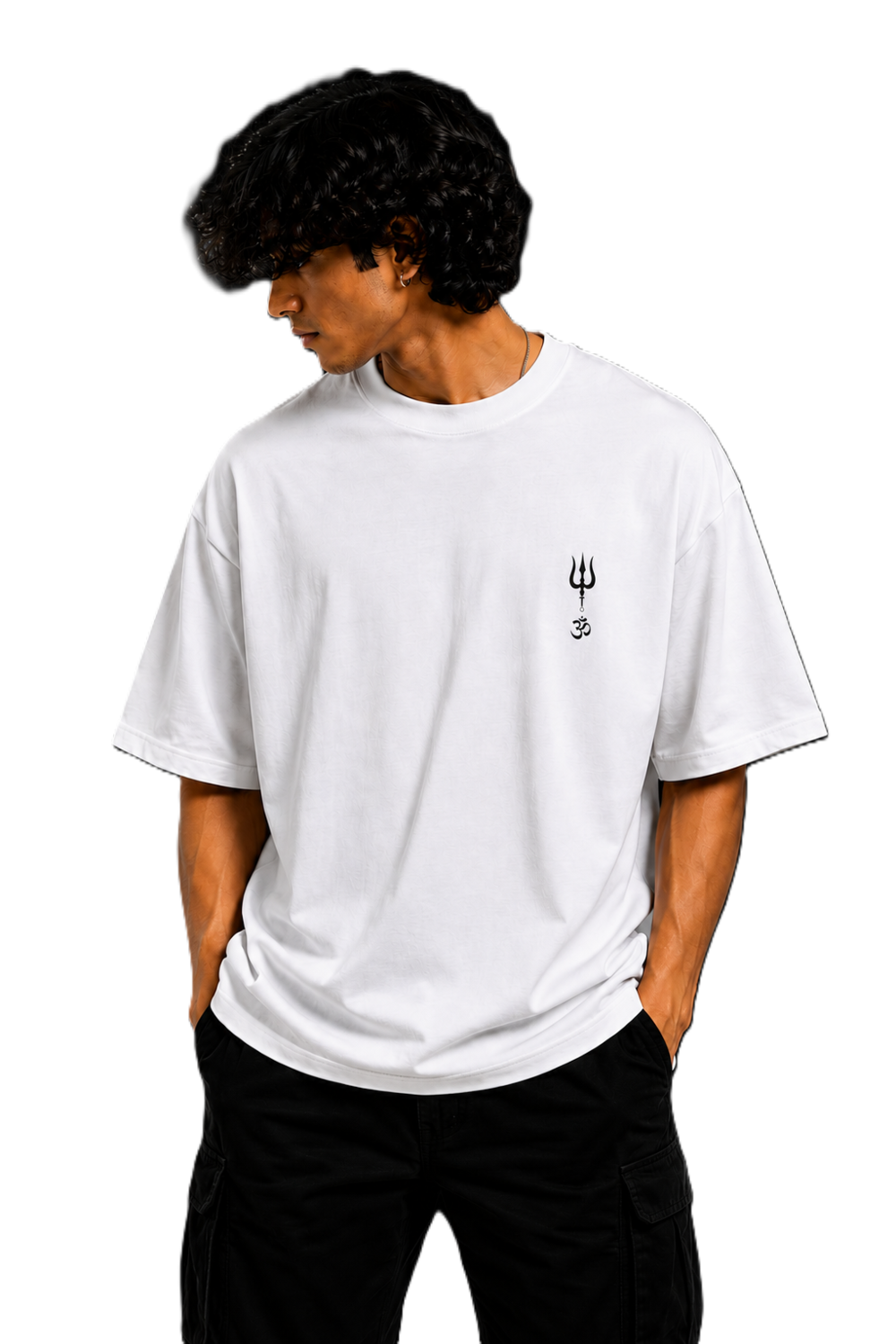 PROTECTED BY GOD OVERSIZED T-SHIRT
