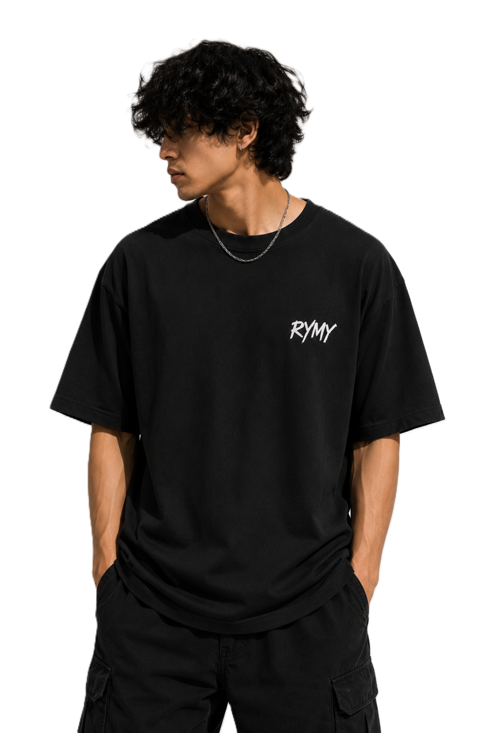 Red Moon Warrior Spirit Oversized T-Shirt