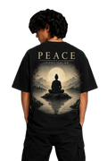 PEACE LOOKS ON ME OVERSIZED T-SHIRT
