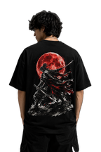 Red Moon Warrior Spirit Oversized T-Shirt