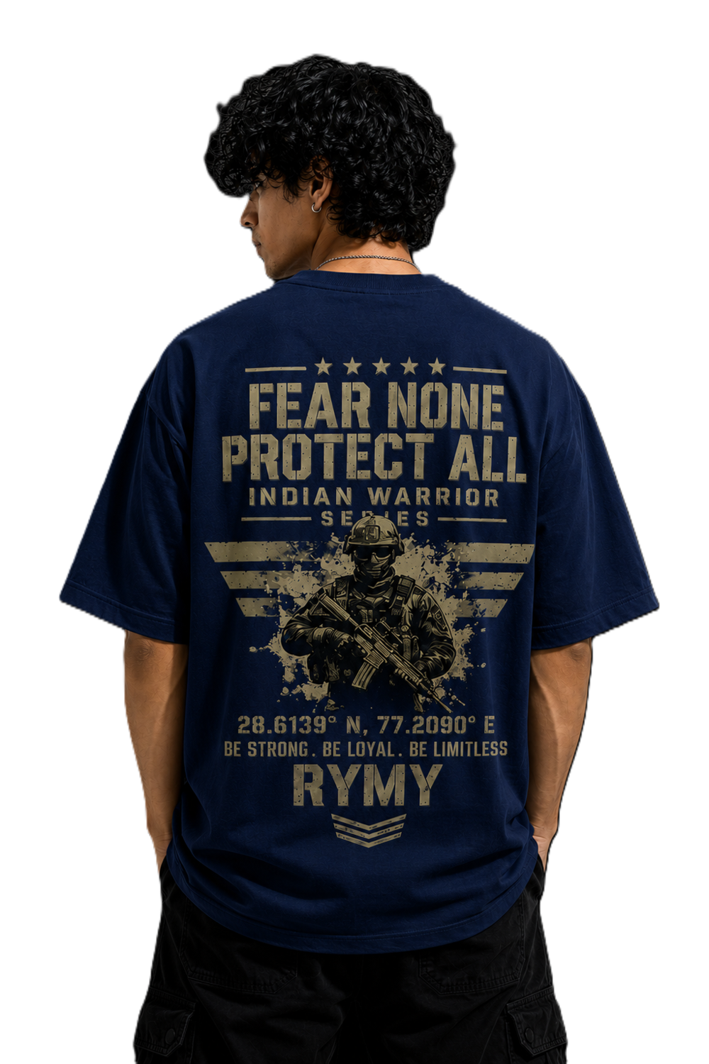 Indian Warrior Oversized T-Shirt