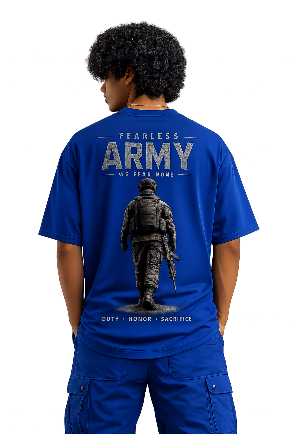 RYMY Fearless Army Oversized T-Shirt